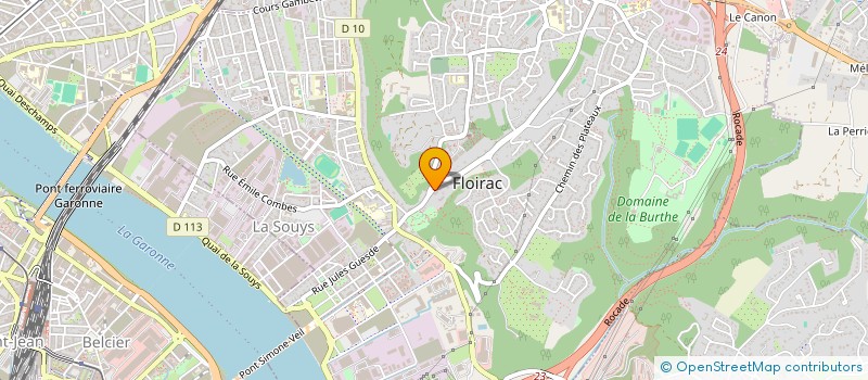 localisation de l'entreprise SCI CCJR  FLOIRAC