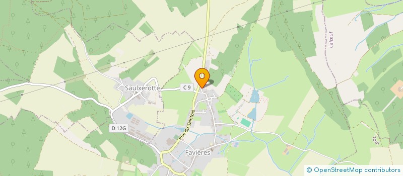 localisation de l'entreprise SCI CCL  FAVIERES