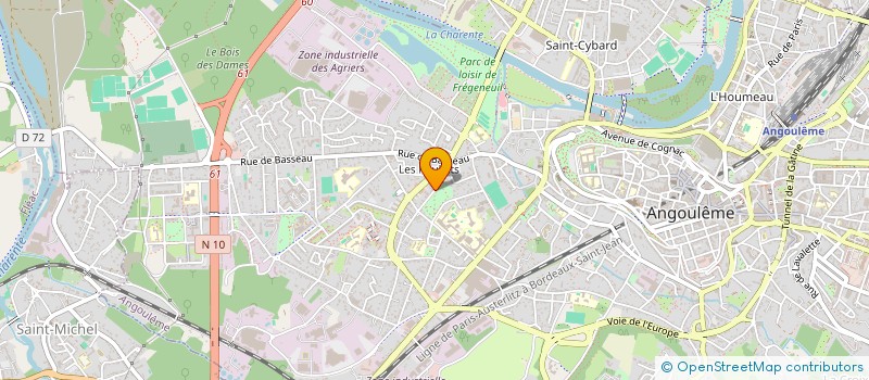 localisation de l'entreprise SCI CCLB à ANGOULEME