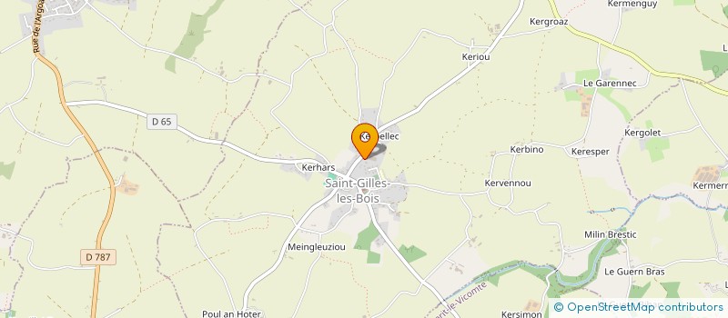 localisation de l'entreprise SCI CCLF  SAINT-GILLES-LES-BOIS