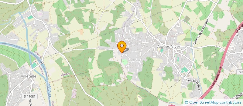 localisation de l'entreprise SCI CCLH  AIGUES-VIVES