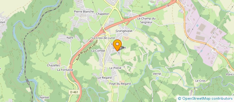 localisation de l'entreprise SCI CCLM  MONISTROL-SUR-LOIRE