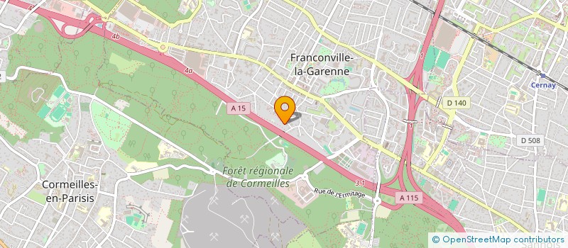 localisation de l'entreprise SCI-CCLN  FRANCONVILLE