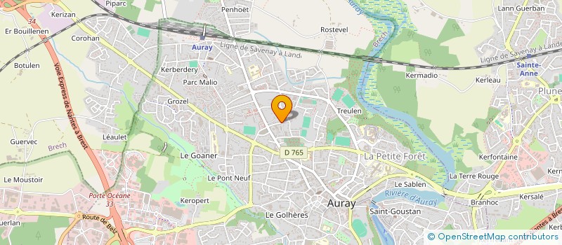 localisation de l'entreprise SCI CCLP à AURAY