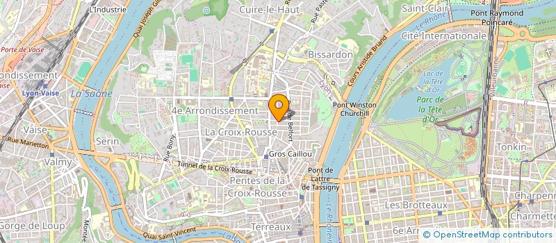 localisation de l'entreprise SCI CCM  LYON