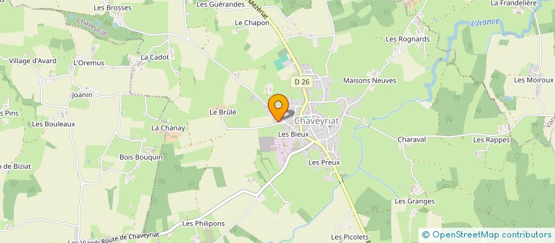localisation de l'entreprise SCI CCM à CHAVEYRIAT
