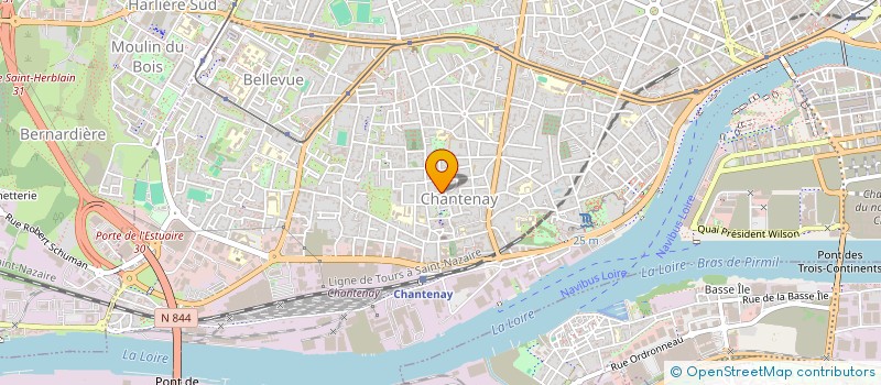 localisation de l'entreprise SCI CCMD  NANTES