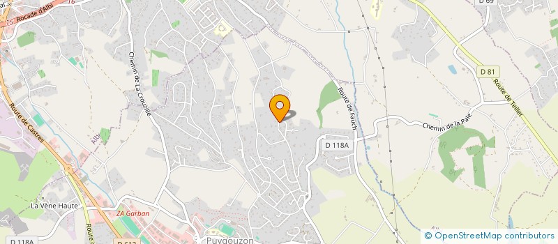 localisation de l'entreprise SCI CCMD  PUYGOUZON