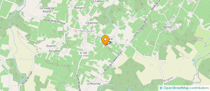 localisation de l'entreprise SCI CCMO  NERIGEAN