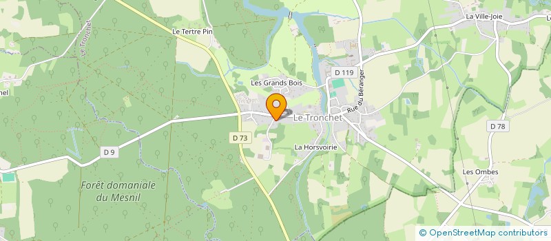 localisation de l'entreprise SCI CCMO  LE TRONCHET