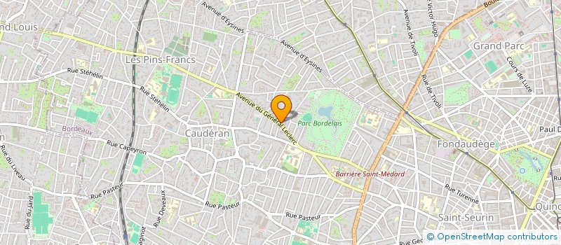 localisation de l'entreprise SCI CCMP IMMO  BORDEAUX