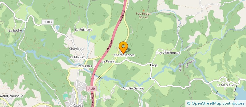 localisation de l'entreprise SCI CCMR à RAZES