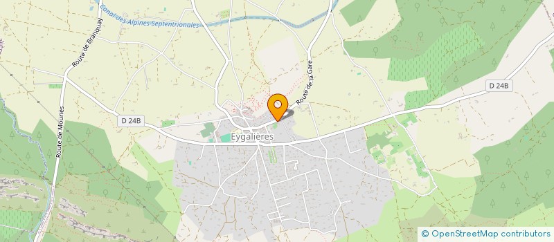 localisation de l'entreprise SCI CCP  EYGALIERES