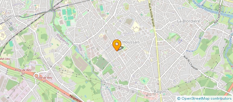 localisation de l'entreprise SCI CCP  REZE