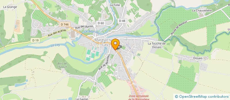 localisation de l'entreprise SCI CCP  MAREUIL-SUR-LAY-DISSAIS