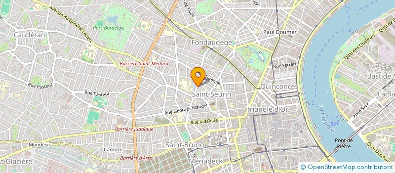 localisation de l'entreprise SCI CCPG  BORDEAUX