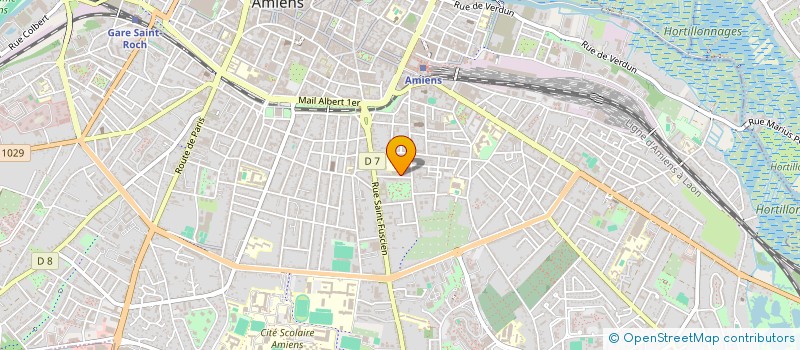 localisation de l'entreprise SCI CCPJ  AMIENS