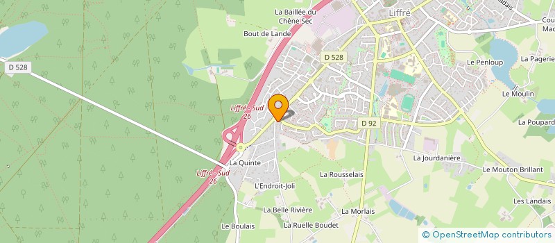 localisation de l'entreprise SCI CCPM LIFFRE  LIFFRE