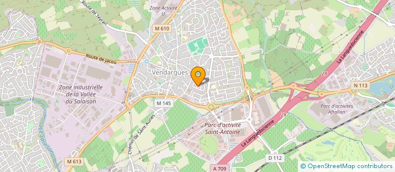 localisation de l'entreprise SCI CCR à VENDARGUES