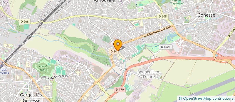 localisation de l'entreprise SCI CCR  ARNOUVILLE