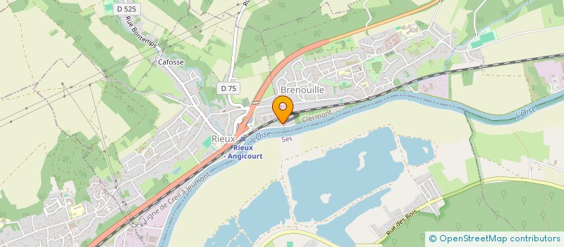 localisation de l'entreprise SCI CCREM  RIEUX