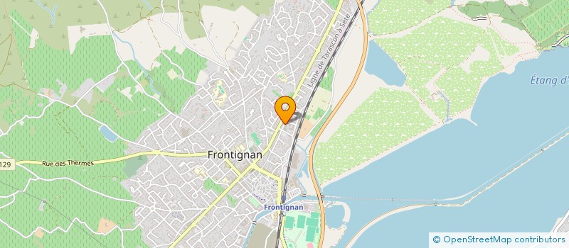 localisation de l'entreprise SCI CCS 34 à FRONTIGNAN