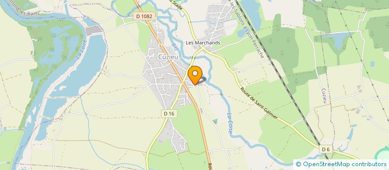 localisation de l'entreprise SCI CCSM BOUCHERIE  CUZIEU