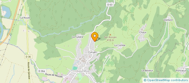 localisation de l'entreprise SCI CCST à JUJURIEUX