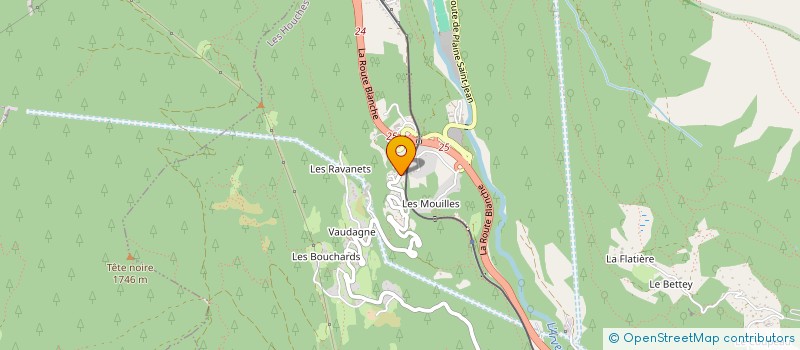 localisation de l'entreprise SCI CCSTAAC  LES HOUCHES