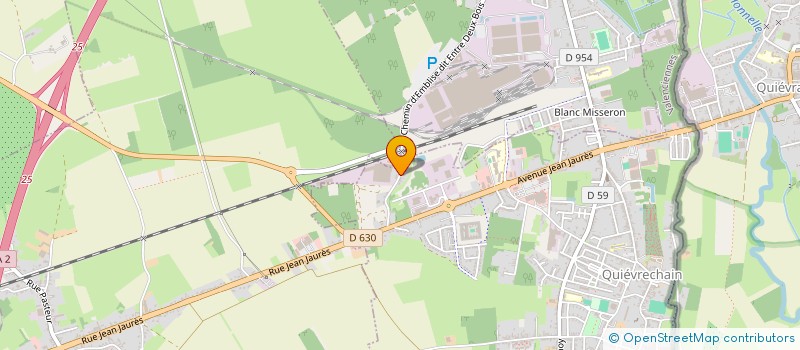 localisation de l'entreprise SCI CCT IMMO  QUIEVRECHAIN