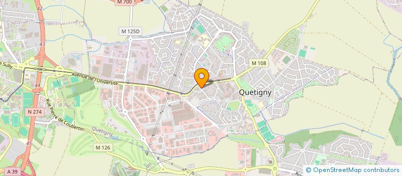 localisation de l'entreprise SCI CCV à QUETIGNY