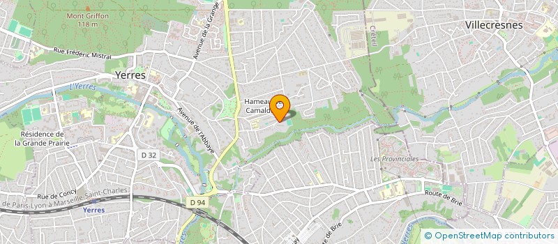 localisation de l'entreprise SCI CCV 91  YERRES