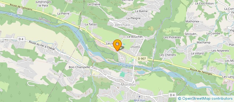 localisation de l'entreprise SCI CCVB  VERCHAIX