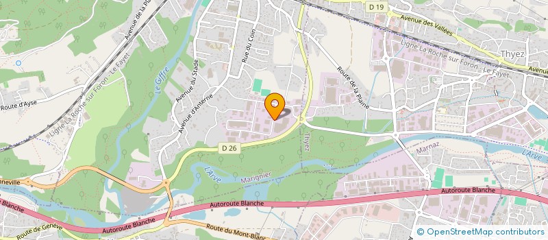 localisation de l'entreprise SCI CCVJ  MARIGNIER