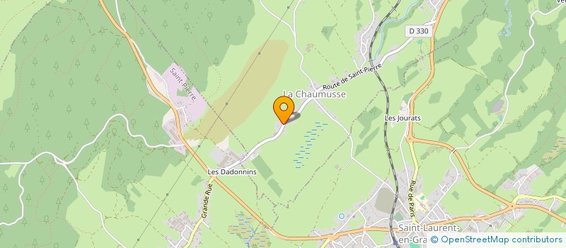 localisation de l'entreprise SCI CD 2  LA CHAUMUSSE