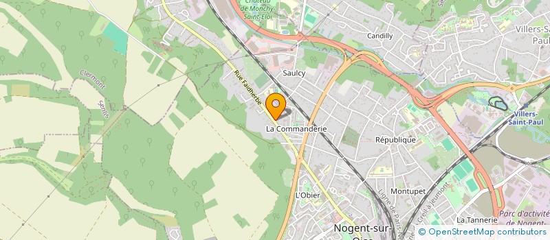 localisation de l'entreprise SCI CD 200  NOGENT-SUR-OISE