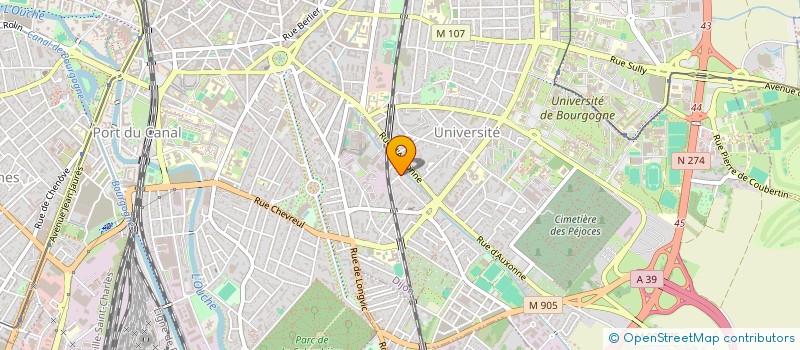 localisation de l'entreprise SCI CD 2022 à DIJON