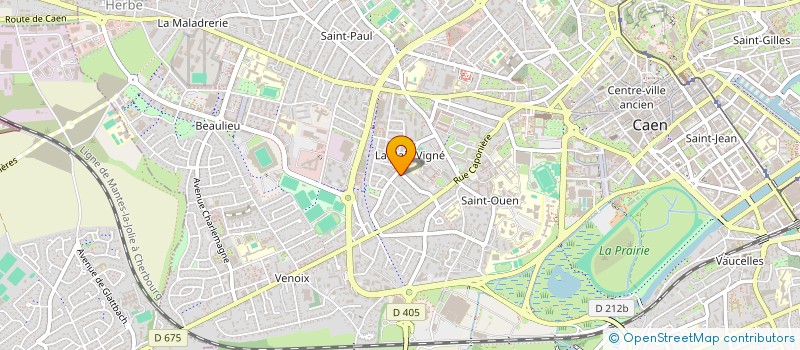 localisation de l'entreprise SCI CD à CAEN
