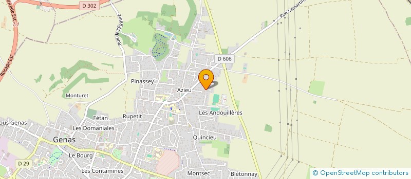 localisation de l'entreprise SCI CD 3J  GENAS