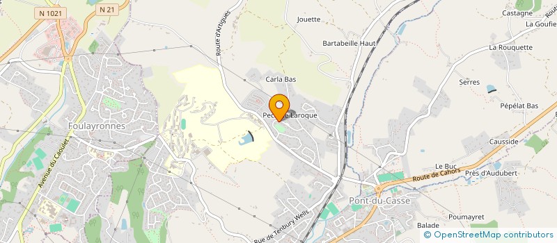 localisation de l'entreprise SCI CD 47  PONT-DU-CASSE