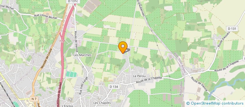 localisation de l'entreprise SCI CD  ROUSSILLON