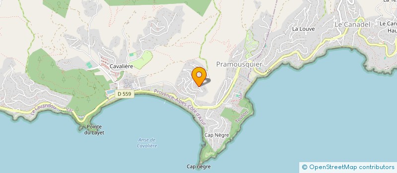 localisation de l'entreprise SCI CD à LE LAVANDOU
