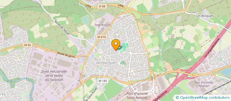 localisation de l'entreprise SCI CD à VENDARGUES