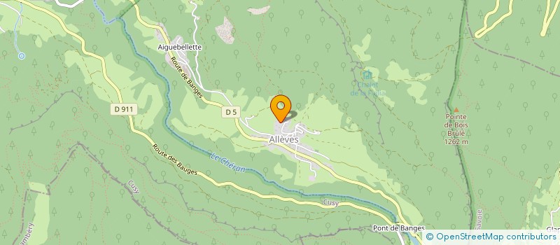 localisation de l'entreprise SCI CD 74 DES FONTAINES  ALLEVES