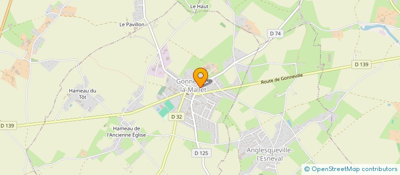 localisation de l'entreprise SCI CD  GONNEVILLE-LA-MALLET