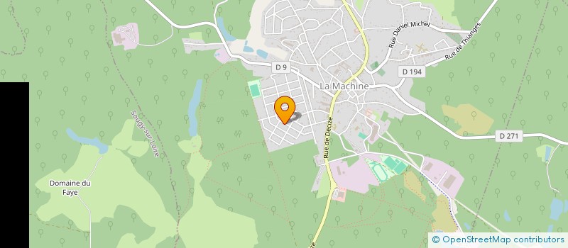 localisation de l'entreprise SCI CD  LA MACHINE