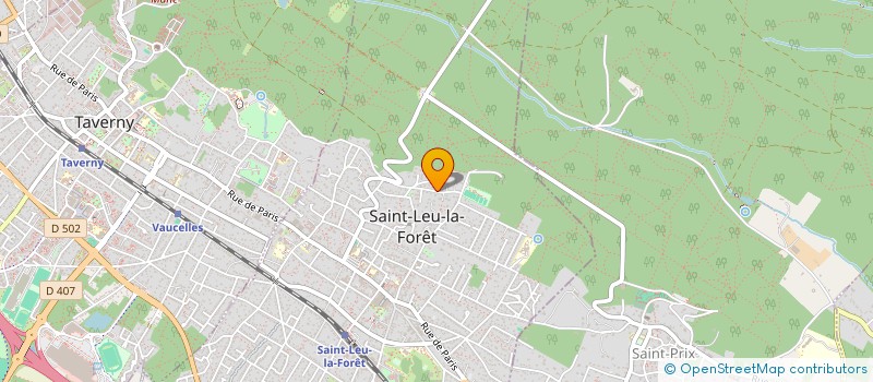 localisation de l'entreprise SCI CD BUREAU  SAINT-LEU-LA-FORET