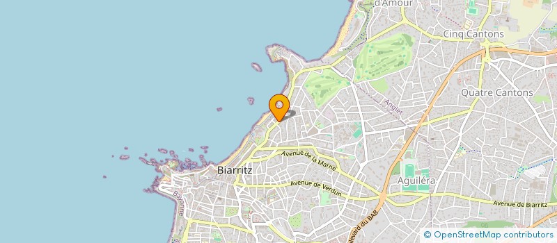 localisation de l'entreprise SCI CD-CE MIRAMAR à BIARRITZ