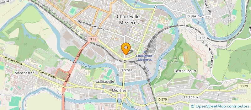 localisation de l'entreprise SCI CD DEVIM  CHARLEVILLE-MEZIERES