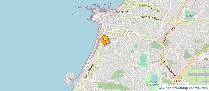 localisation de l'entreprise SCI CD HABITAT à BIARRITZ